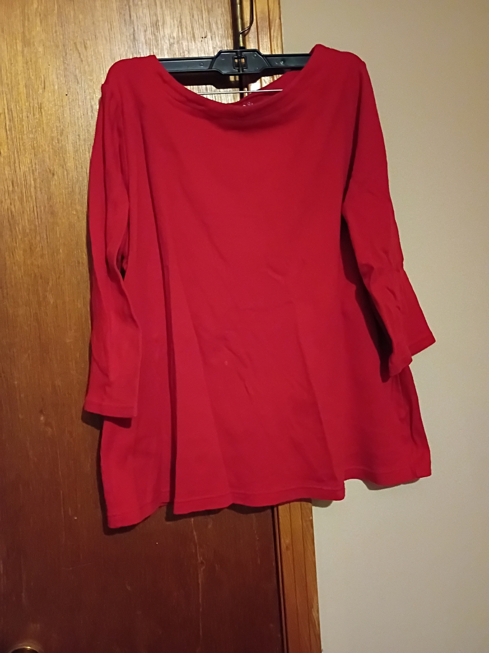 Old Navy Red Boatneck Tunic Top